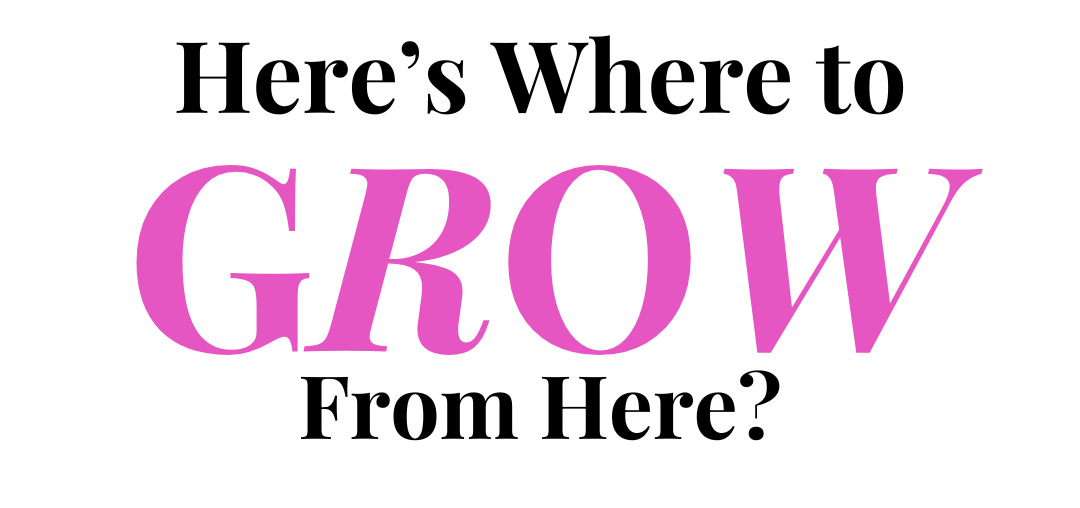 Here's where to grow from here - YV Welcome page