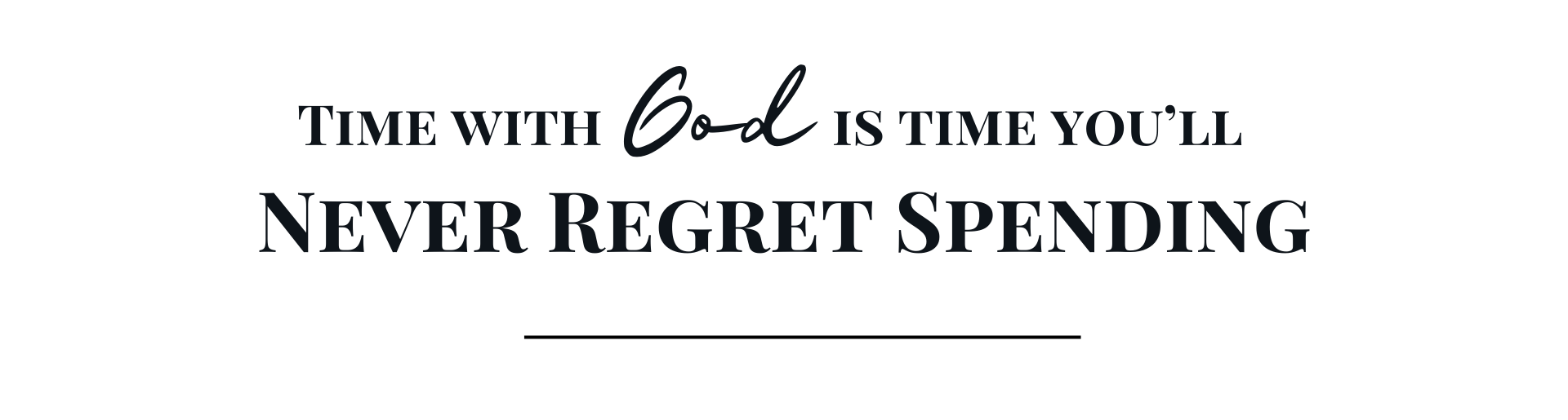 Time with God